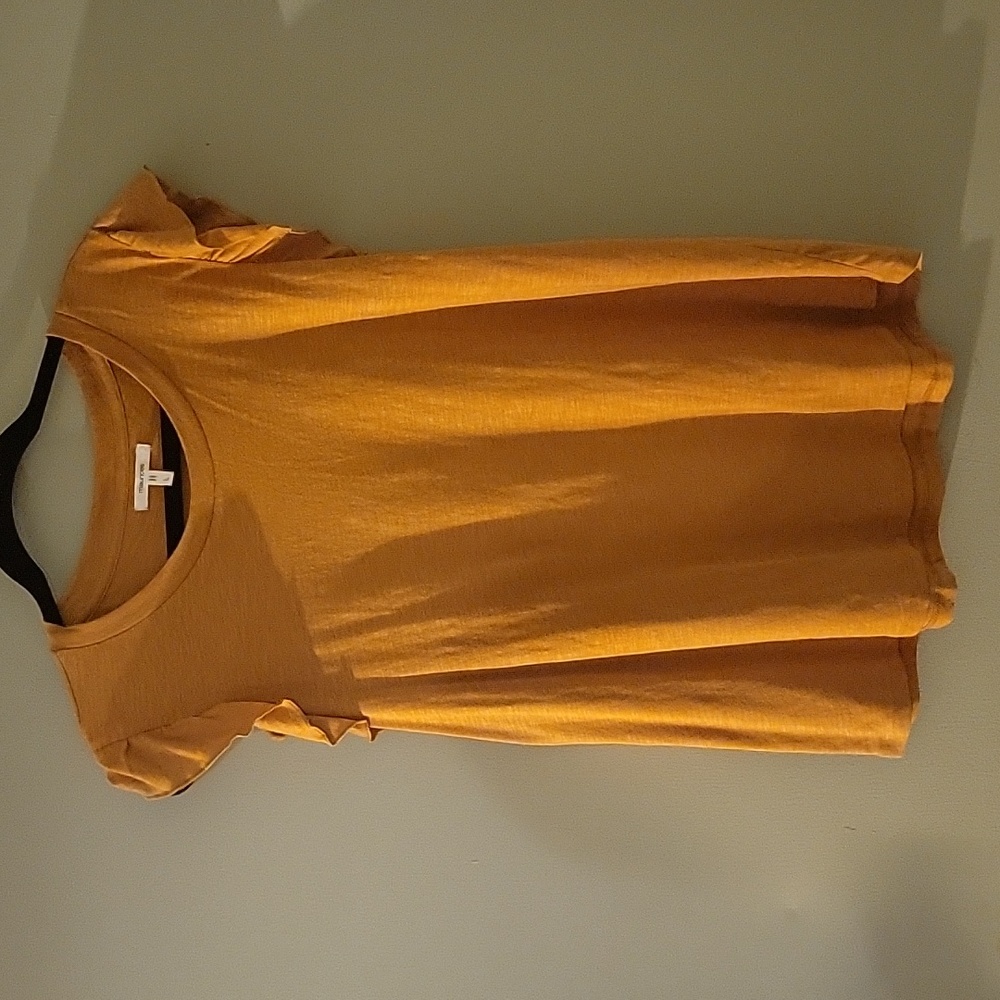 Maurices Mustard Yellow Tee